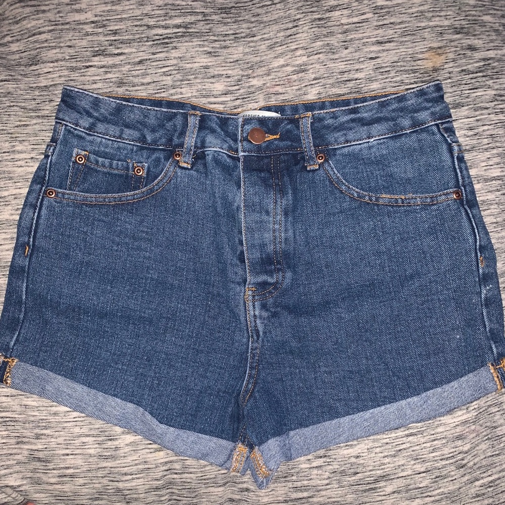 Denim Deep Blue Shorts